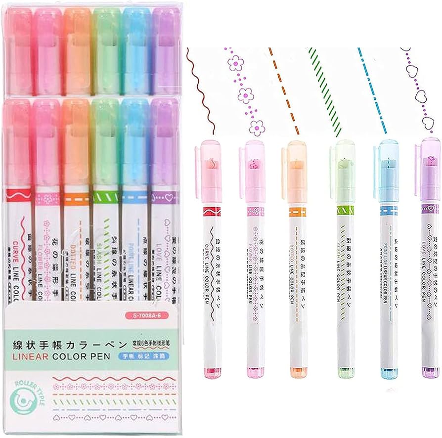 ✍️📒 PLUMONES CON DISEÑO PARA MÁRGENES