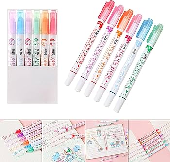 ✍️📒 PLUMONES CON DISEÑO PARA MÁRGENES