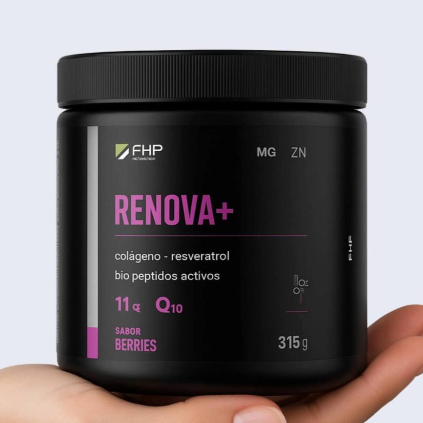 ✨ ¡Descubre RENOVA+! Tu dosis diaria de juventud en un delicioso sabor a berries. ✨