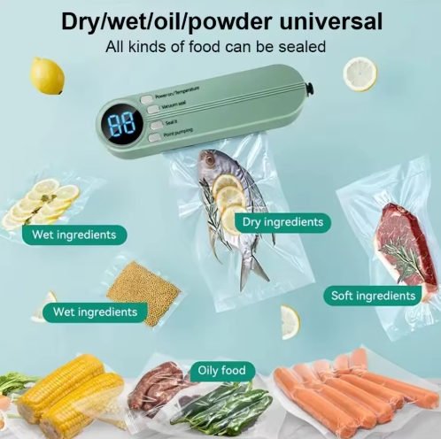 🥩✨ SELLADORA AL VACÍO ELÉCTRICA – ¡CONSERVA TU COMIDA FRESCA POR MÁS TIEMPO!