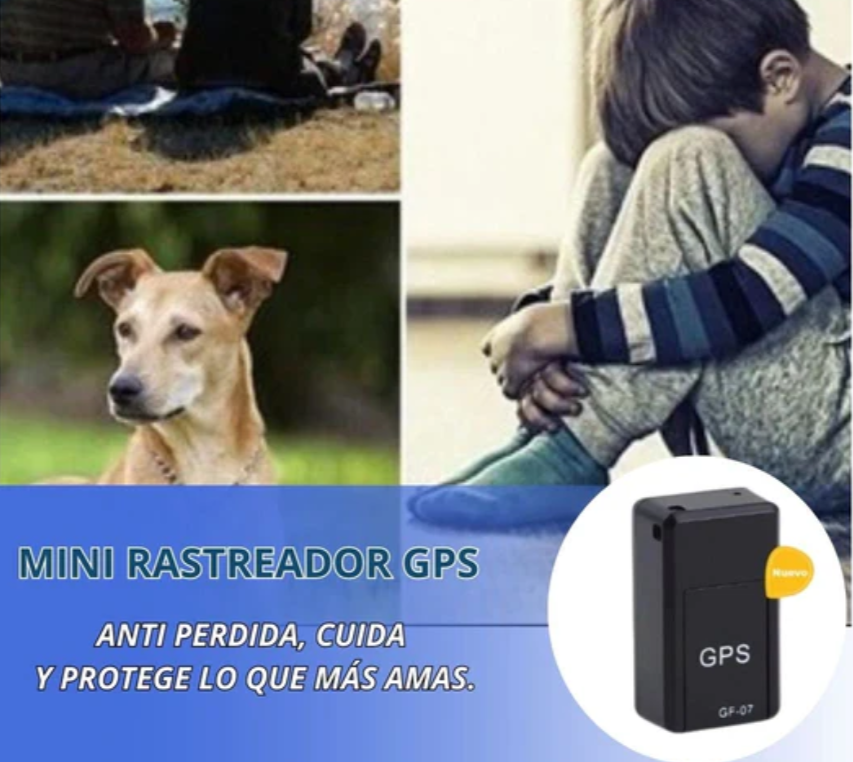 🚗 MINI GPS PORTÁTIL GF-07 — Rastreo en Tiempo Real