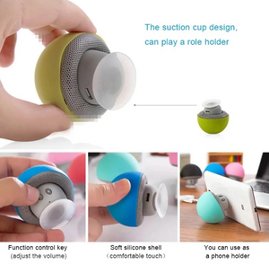 🔊🍄 MINI PARLANTE BLUETOOTH TIPO HONGUITO